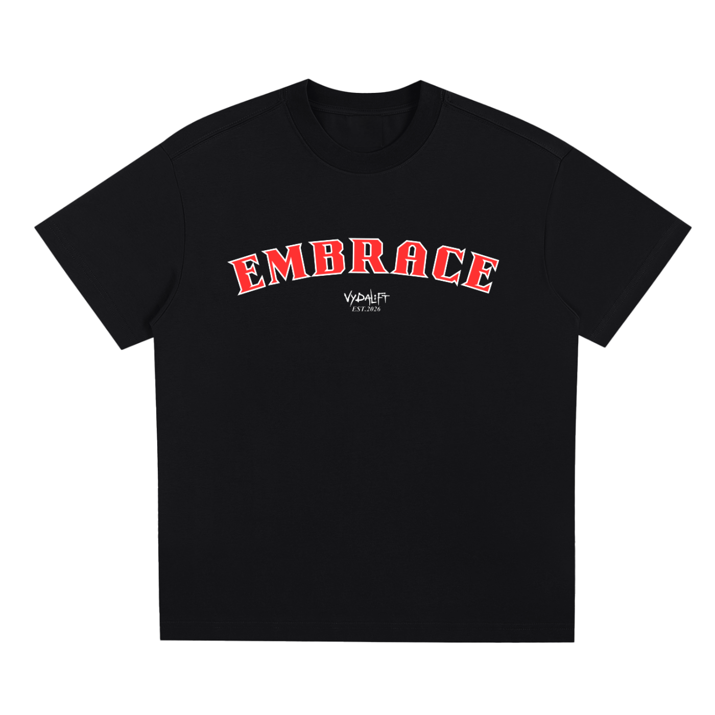 Vydalift "Embrace" Black Tee